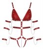 Uwodzicielskie body harness Bad Kitty Strap Body red L